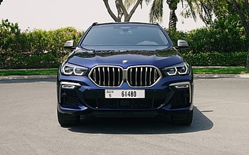 BMW X6 M50 (Blue), 2022 for rent in Dubai