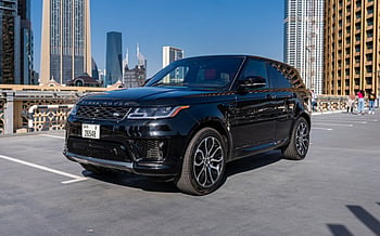 Range Rover Sport (Черный), 2021 для аренды в Абу-Даби