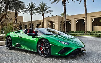 إيجار Lamborghini Evo Spyder (أخضر), 2021 في دبي