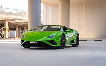 إيجار Lamborghini Evo Spyder (أخضر), 2021 في أبو ظبي
