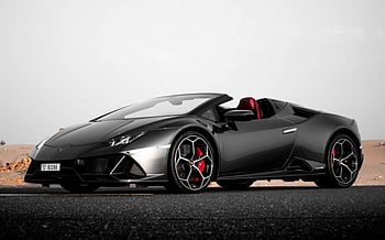 Lamborghini Evo Spyder (Grey), 2021 for rent in Dubai