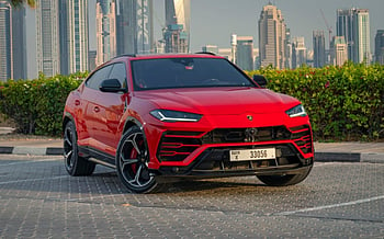 Lamborghini Urus (Красный), 2020 для аренды в Абу-Даби