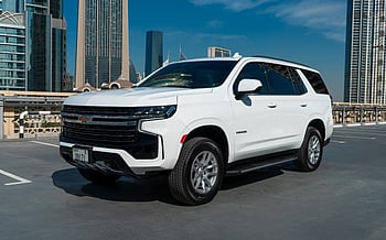Chevrolet Tahoe (Белый), 2021 для аренды в Абу-Даби
