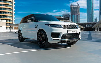 Range Rover Sport V8 (Белый), 2020 для аренды в Абу-Даби