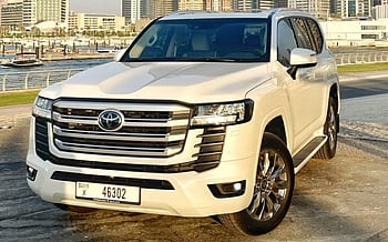 Toyota Land Cruiser (White), 2022 for rent in Dubai