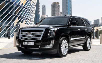 Cadillac Escalade Platinum (Black), 2019 for rent in Dubai