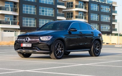 Mercedes GLC 200 Coupe (Black), 2024 for rent in Abu-Dhabi