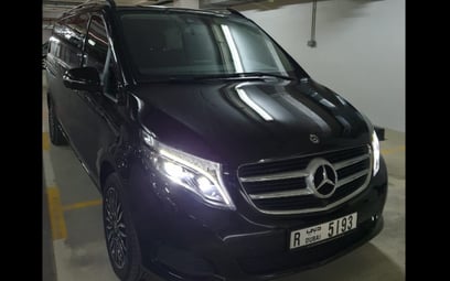 Mercedes V250 (Black), 2019 for rent in Dubai