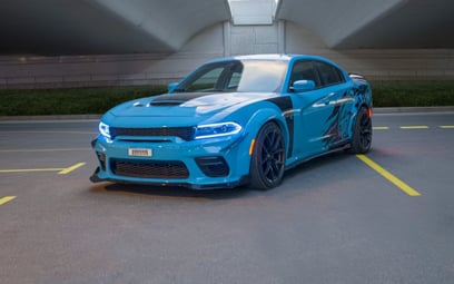 Dodge Charger (Blue), 2019 for rent in Dubai