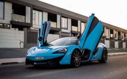 McLaren 570S (Blue), 2018 for rent in Dubai