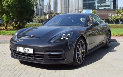 Porsche Panamera 4 (Dark Grey), 2019 for rent in Dubai