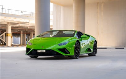 إيجار Lamborghini Evo Spyder (أخضر), 2021 في أبو ظبي