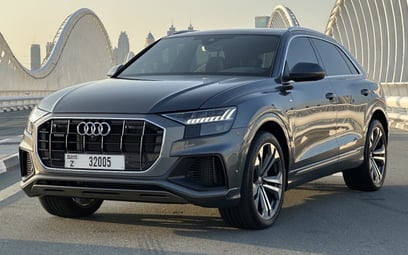 Audi Q8 (Grey), 2023 for rent in Dubai
