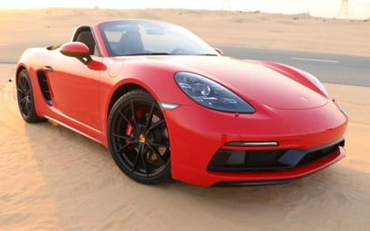 Porsche Boxster (Red), 2018 for rent in Dubai