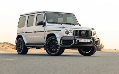 Mercedes G63 AMG (Silver), 2022 for rent in Sharjah