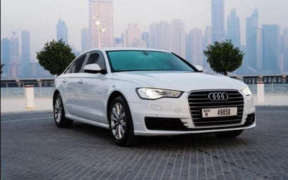 Audi A6 (White), 2016 for rent in Dubai