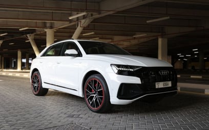 Audi Q8  55TFSI quattro (White), 2022 for rent in Dubai