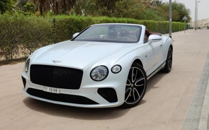 Bentley Continental GTC (White), 2019 for rent in Dubai