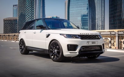 Range Rover Sport (Белый), 2020 для аренды в Абу-Даби