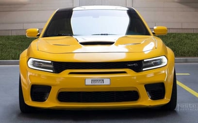 Dodge Charger (Yellow), 2018 for rent in Dubai