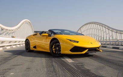 إيجار Lamborghini Huracan Spyder (الأصفر), 2021 في الشارقة