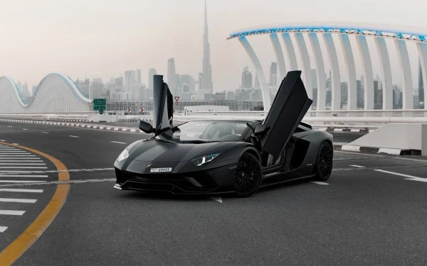 Lamborghini Aventador Roadster para alquiler en Dubái