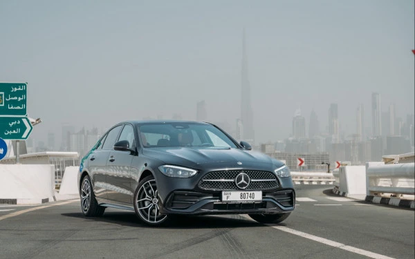 Mercedes C200 for rent in Abu Dhabi