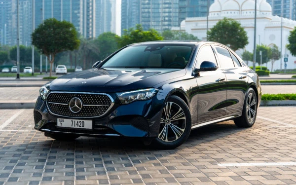 Mercedes E200 for rent in Abu Dhabi