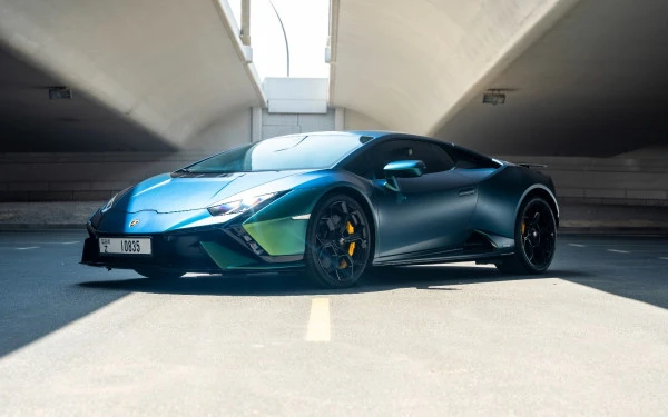 Lamborghini Huracan Tecnica for rent in Abu Dhabi