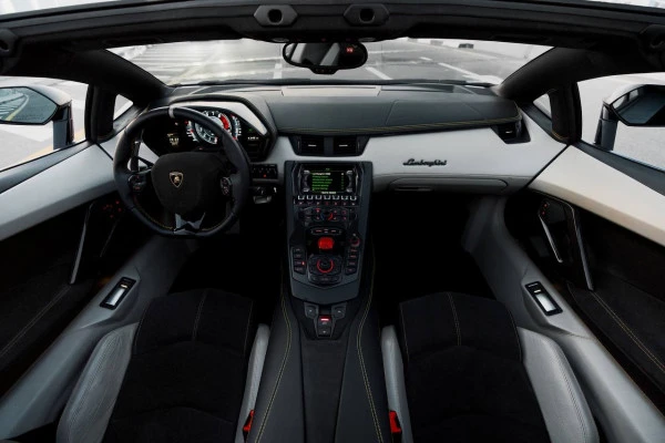 Lamborghini Aventador Roadster (Черный), 2018