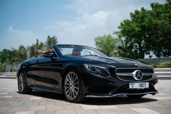 Mercedes S 500 Cabrio (Черный), 2018