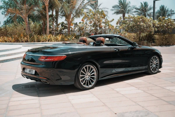 Mercedes S 500 Cabrio (Черный), 2018