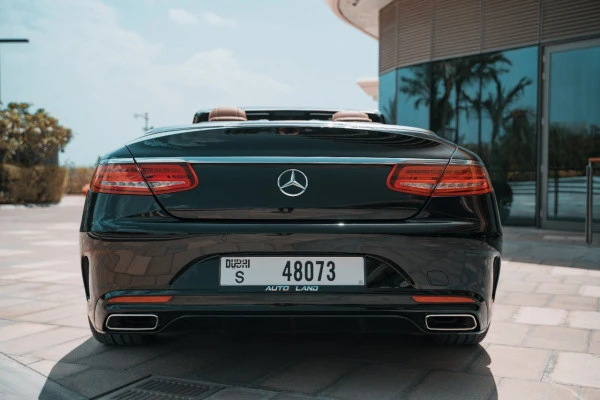 Mercedes S 500 Cabrio (Черный), 2018