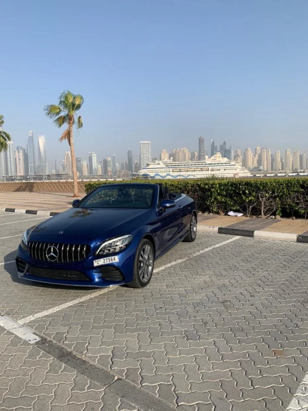 Mercedes C300 cabrio (Blau), 2019