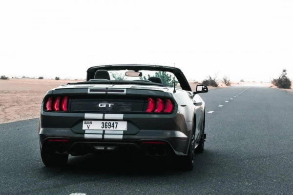 Ford Mustang cabrio V8 (Dunkelgrau), 2020