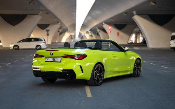 BMW 430i cabrio (Limonengrün), 2023