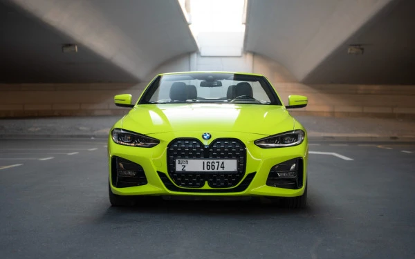 BMW 430i cabrio (Limonengrün), 2023