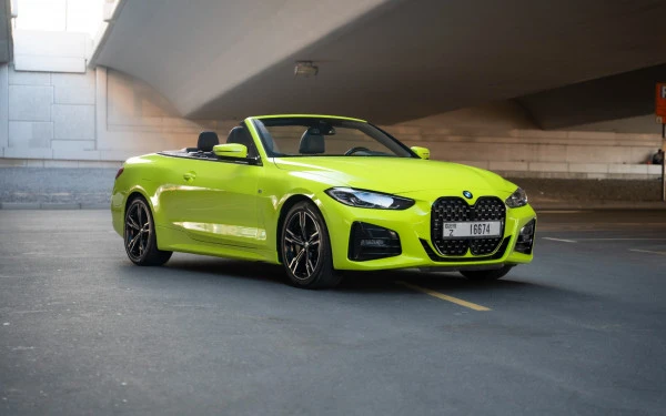 BMW 430i cabrio (Limonengrün), 2023