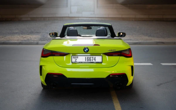BMW 430i cabrio (Limonengrün), 2023