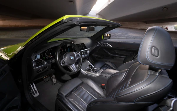 BMW 430i cabrio (Limonengrün), 2023