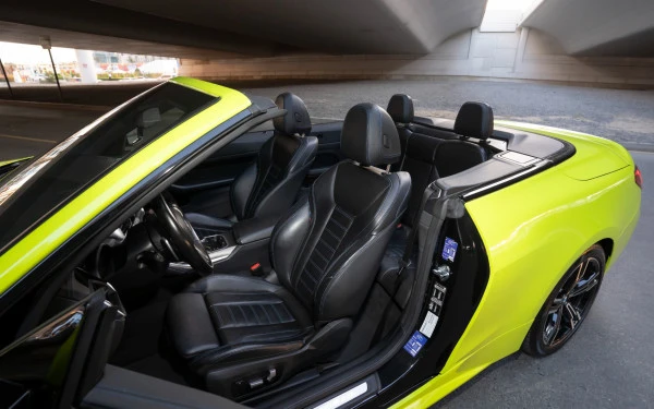 BMW 430i cabrio (Limonengrün), 2023