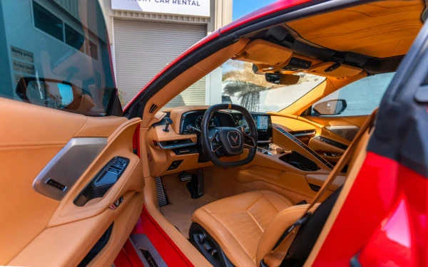 Chevrolet Corvette With Manual Retractable Roof (Red), 2022