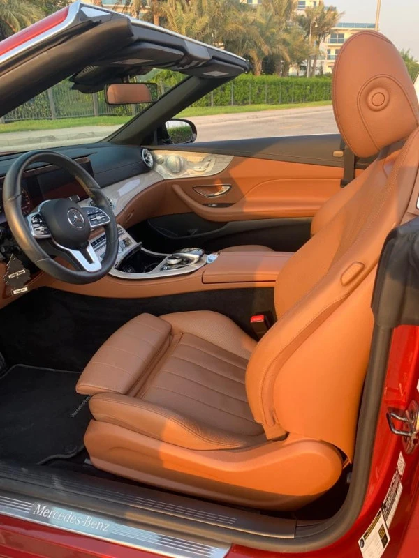 Mercedes E450 cabrio (Red), 2020