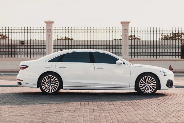 Audi A8 (White), 2022