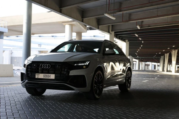 Audi Q8 55TFSI quattro (White), 2022
