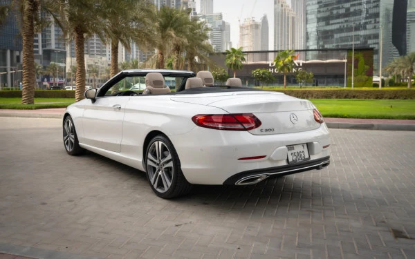 Mercedes C300 cabrio (White), 2021