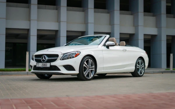 Mercedes C300 cabrio (White), 2021