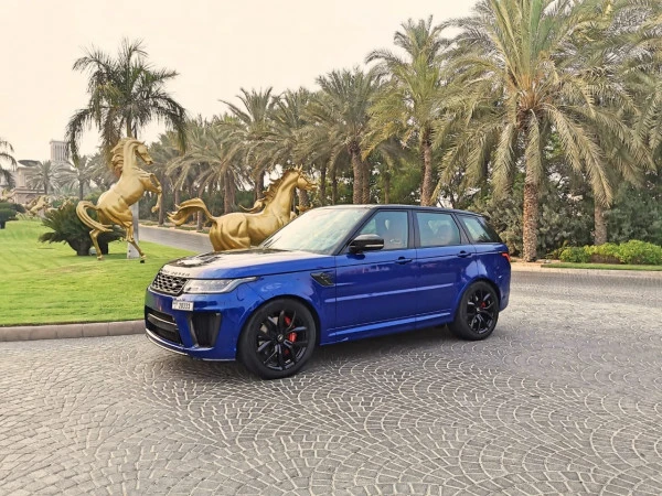 Range Rover Sport SVR (Blu), 2020