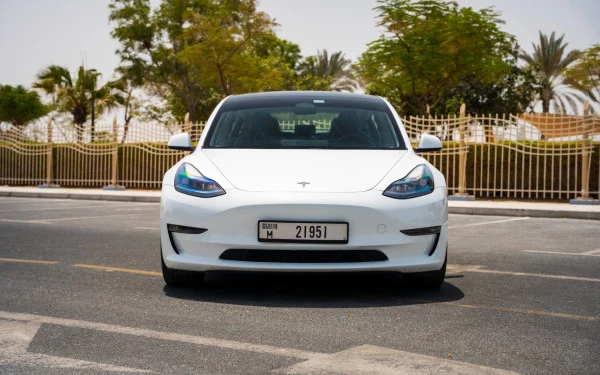 Tesla Model 3 (White), 2023