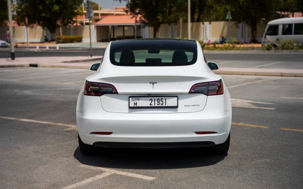 Tesla Model 3 (White), 2023